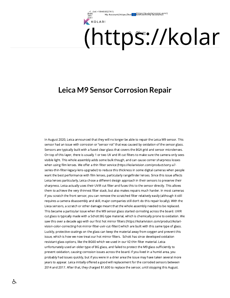 kolari repair 1