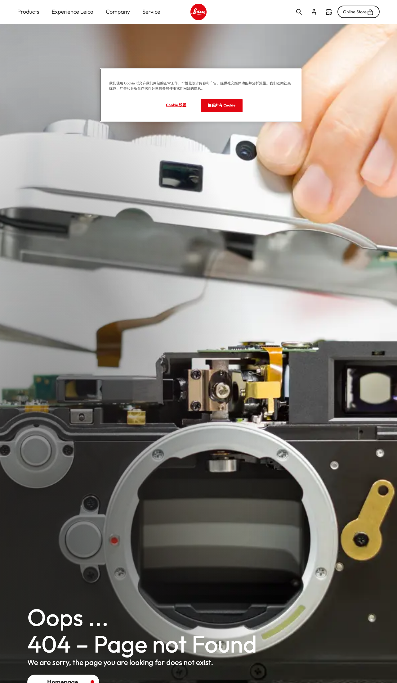 Leica's own 2014 statement page now returns 404 Page Not Found