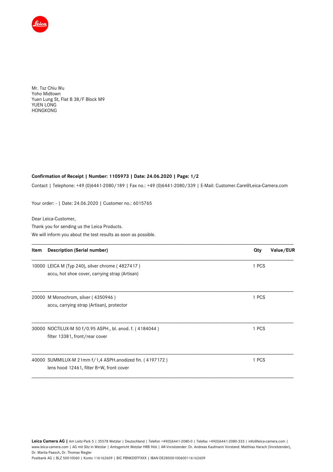 0cc85480d6b595a6 172e5a9cc522a76b__LEICA confirmation of receipt 1105973 1